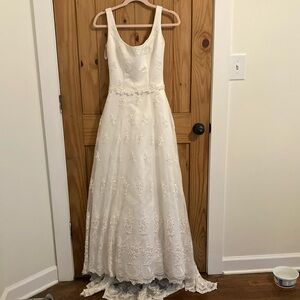 White Lace Bridal Gown